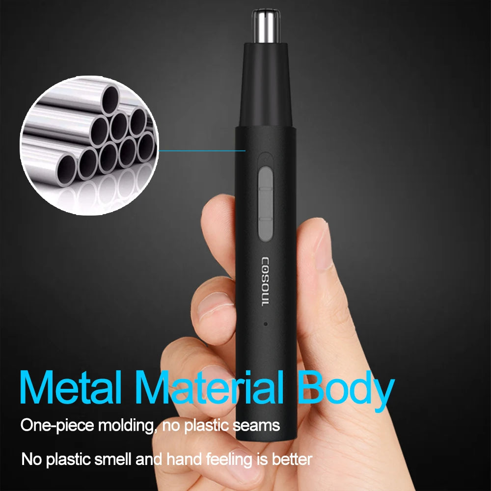 Nose Hair Trimmer Electric Rechargeable Nose Trimmer Men Shaver Razor Women Epilator Nose Hair Cutter Waterproof