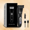 Men's Beard Trimmer – 20-Length Adjustable Cordless Clipper for Face & Body