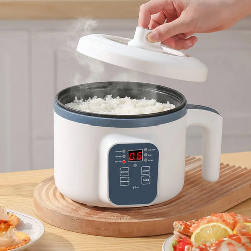 1.7L Electric Rice Cooker Single Double Layer 220V Multi Cooker Non-Stick Smart Mechanical Multicooker Steamed Rice Pot for Home