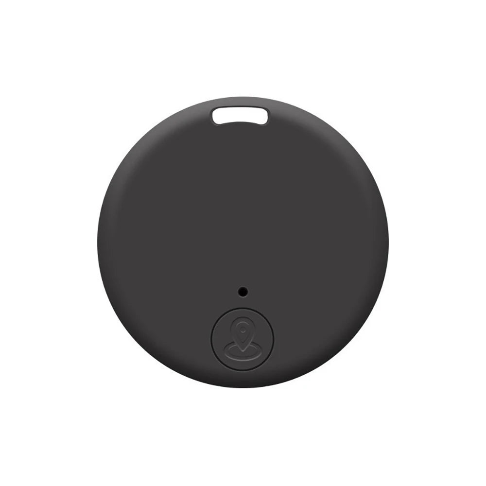 GPS tracker clipped to a pet collar – close-up