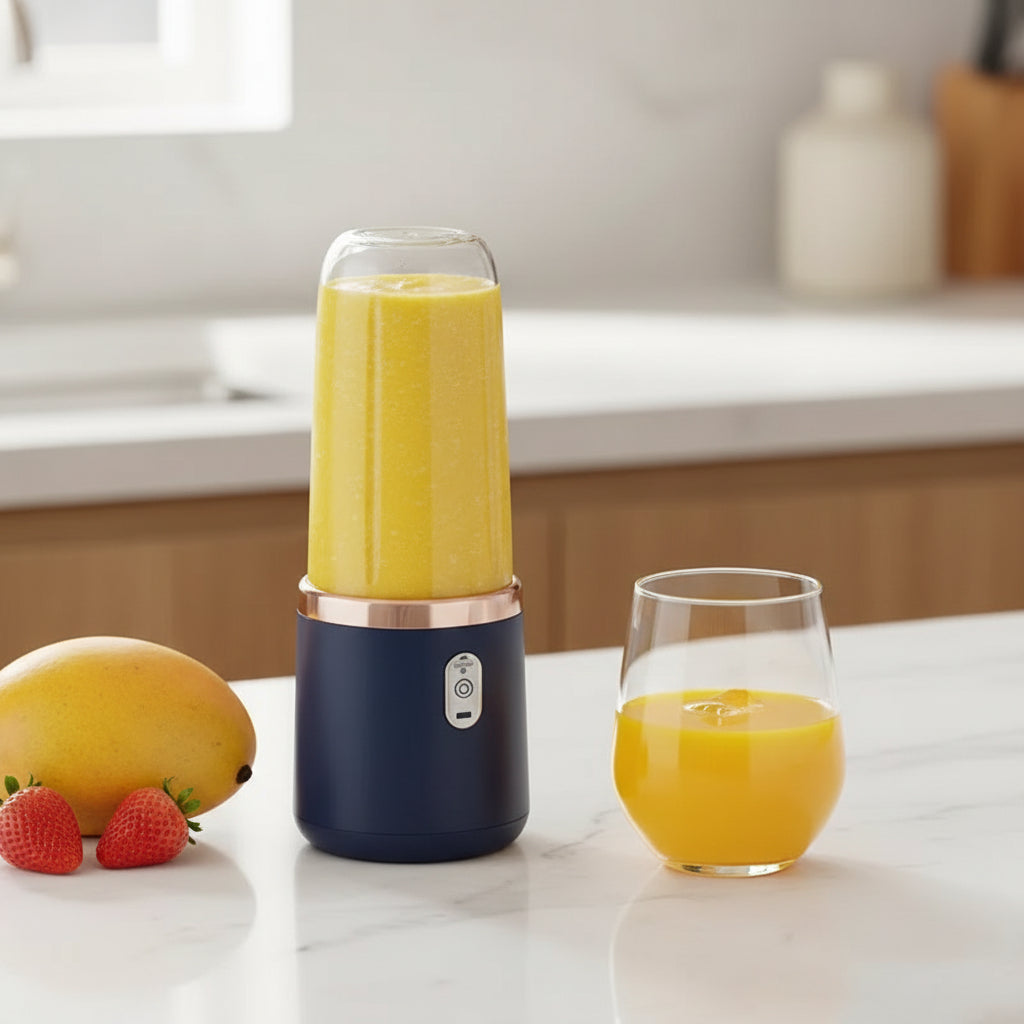 Rechargeable juicer cup with 500ml capacity