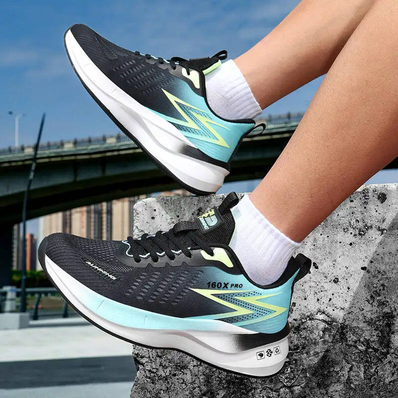 Men's Fashion Running Sneakers – Front View Outdoor Style