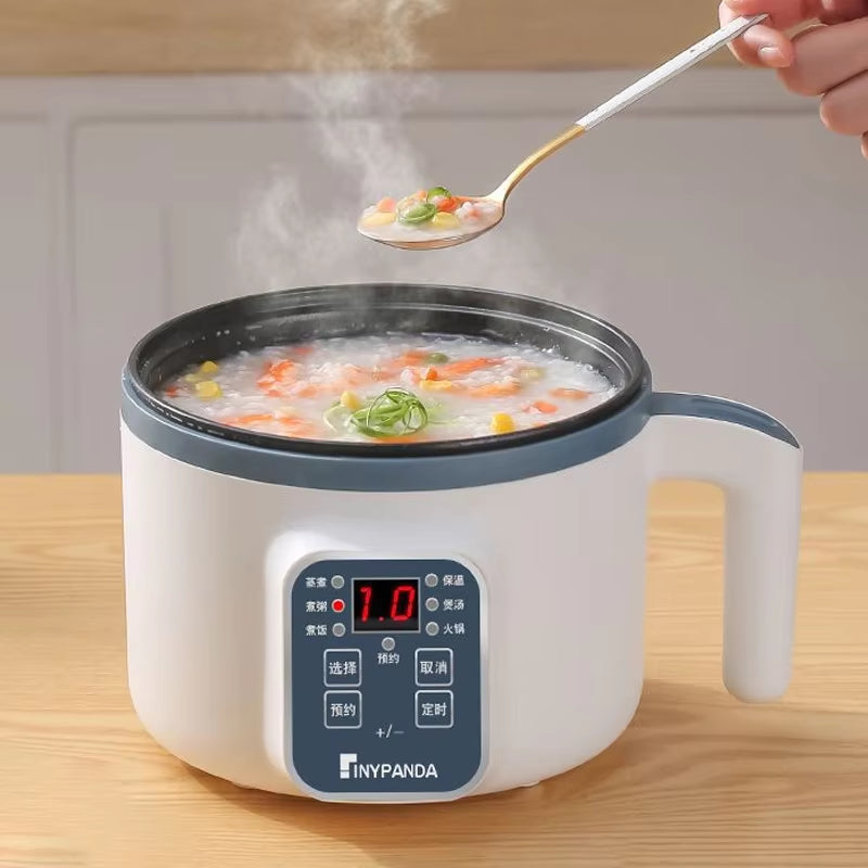 1.7L Electric Rice Cooker Non-Stick Multi Cooker 220V EU Plug - Front View
