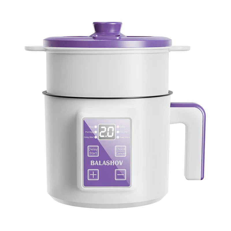 1.7L Electric Rice Cooker Purple Colour Variant - Lifestyle