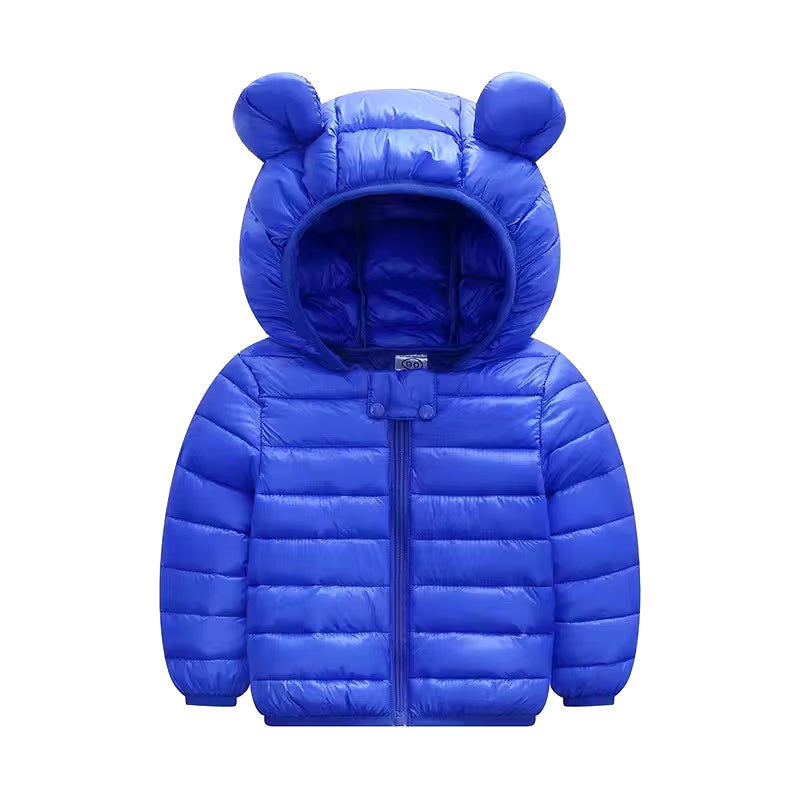 Lightweight baby puffer coat for ages 0 to 5 years
